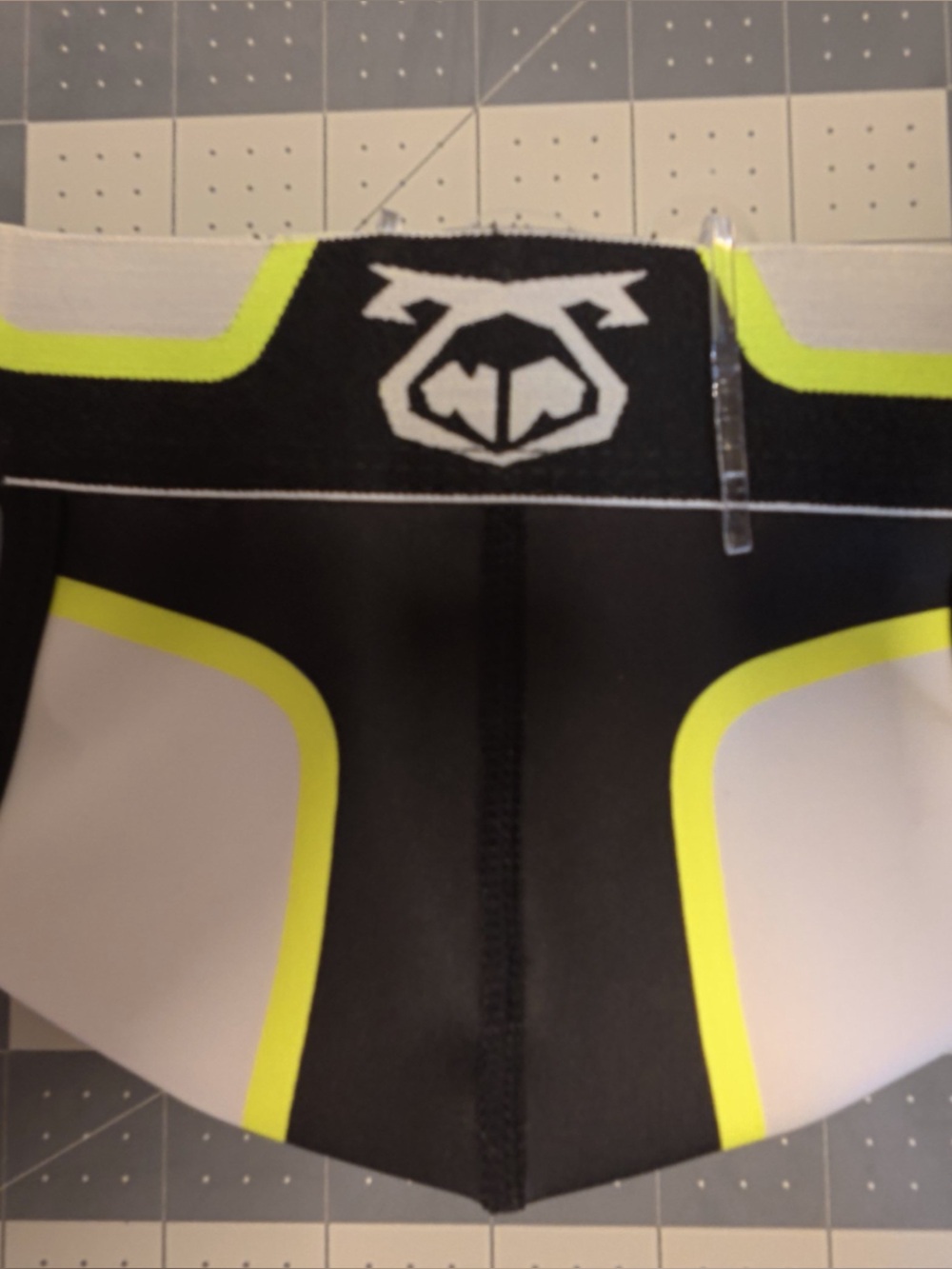NWT Nasty Pig Invers Thong - Black/Acid Lime - Size Large